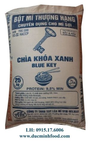 Bột mì chìa khóa xanh mì sợi